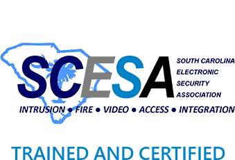 SCESA South Carolina Electronic Security Association - Intrusion, Fire, Video, Access, Integration - Trained and Certified